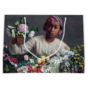 Frederic Bazille - Junge Frau mit Päonien Große Geschenktüte