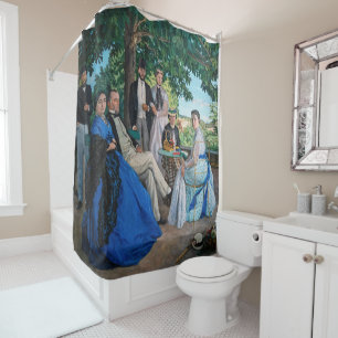 Frederic Bazille - The Family Wiedersehen Duschvorhang