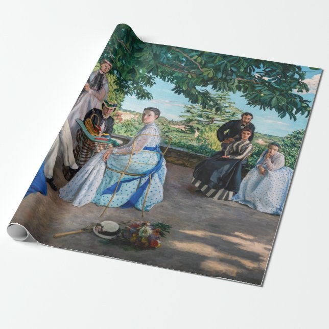 Frederic Bazille - The Family Wiedersehen Geschenkpapier (Ungerollt)