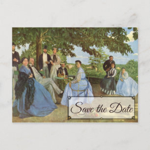 Frédéric Bazille's Family Wiedersehen Save the Dat Postkarte