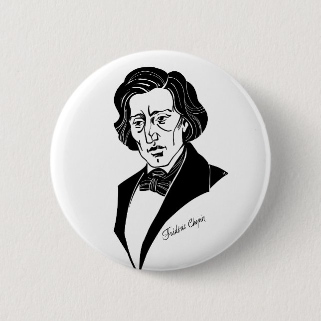 Frederic Chopin Button (Vorderseite)