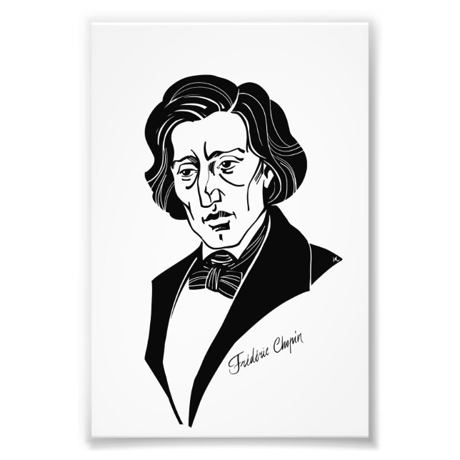 Frederic Chopin Fotodruck (Vorne)