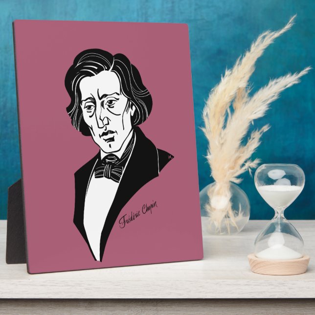Frederic Chopin Fotoplatte (Seite)