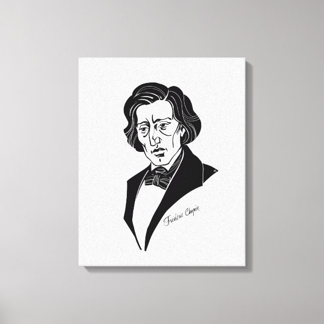 Frederic Chopin Leinwanddruck (Vorderseite)