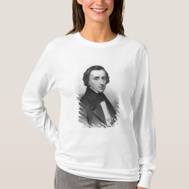 Frederic Chopin, nach Ary Scheffer T-Shirt (Vorderseite)