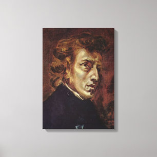 Frédéric Chopin Portrait Leinwanddruck