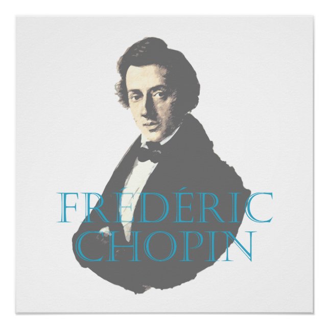 Frédéric Chopin-Portrait Poster (Vorderseite)