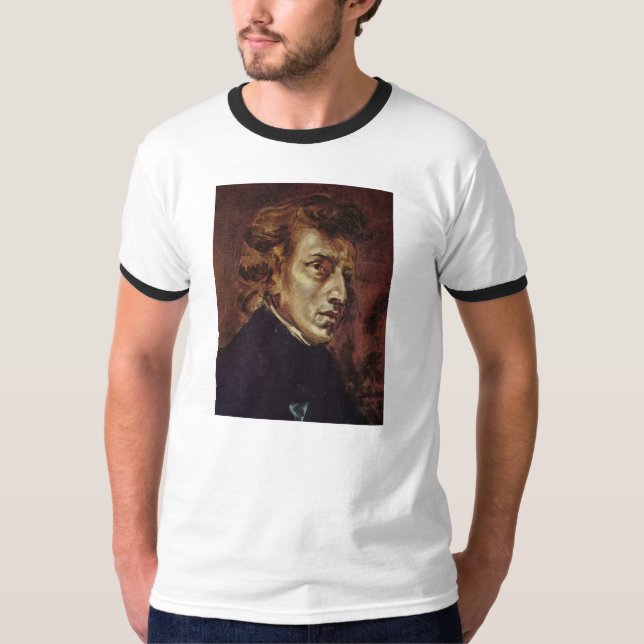 Frédéric Chopin Portrait T-Shirt (Vorderseite)