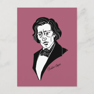 Frederic Chopin Postkarte