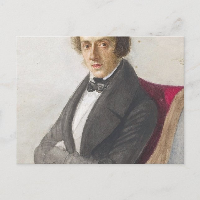 Frédéric Chopin Postkarte (Vorderseite)