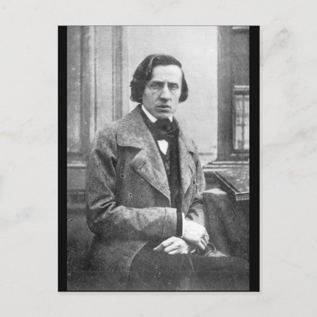 Frederic Chopin Postkarte (Vorderseite)