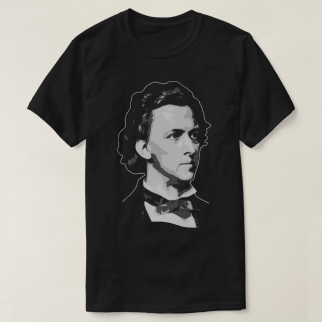 Frederic Chopin Retro Propaganda Classical Music C T-Shirt (Design vorne)