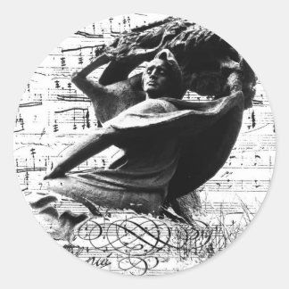 Frederic Chopin Runder Aufkleber
