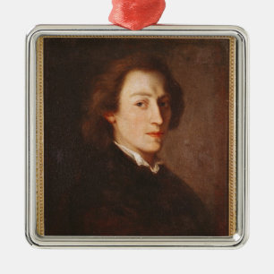 Frederic Chopin Silbernes Ornament