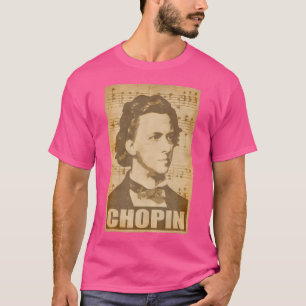 Frederic Chopin Vintage zerrissenes Komponistenpla T-Shirt