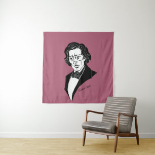 Frederic Chopin Wandteppich