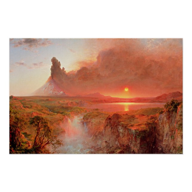 Frederic Church, Cotopaxi (Ecuador), Fine Art, Poster (Vorderseite)