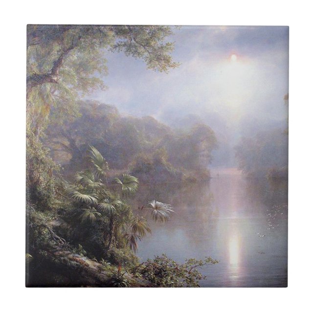 Frederic Church, The River of Life, Fliese (Vorderseite)