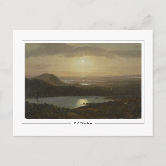 Frederic Edwin Church #231 - Fine Art Postkarte (Vorderseite)