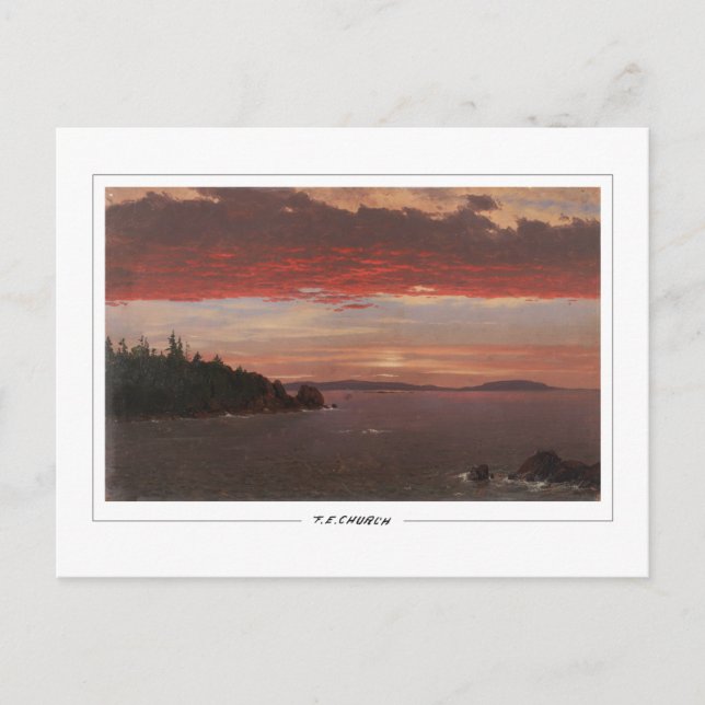 Frederic Edwin Church #416 - Feine Kunst Postkarte (Vorderseite)