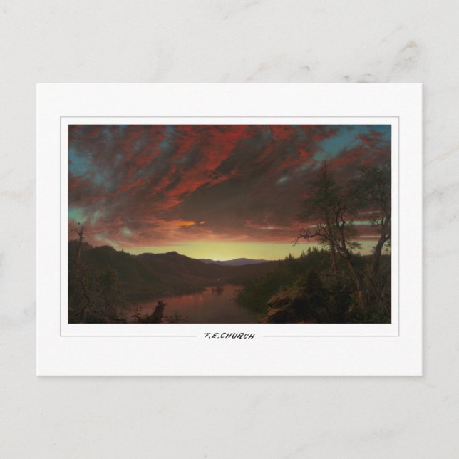 Frederic Edwin Church #423 - Fine Art Postkarte (Vorderseite)