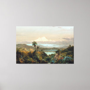 FREDERIC EDWIN CHURCH - Cayambe - 1858 - Luminismu Leinwanddruck