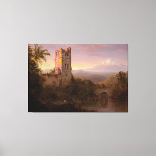 Frederic Edwin Church - Chimborazo Vulkan Leinwanddruck