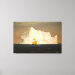FREDERIC EDWIN CHURCH - DAS EISBERG - 1891 - LEINWANDDRUCK
