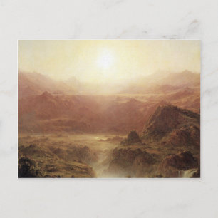 Frederic Edwin Church - Die Anden von Ecuador Deta Postkarte