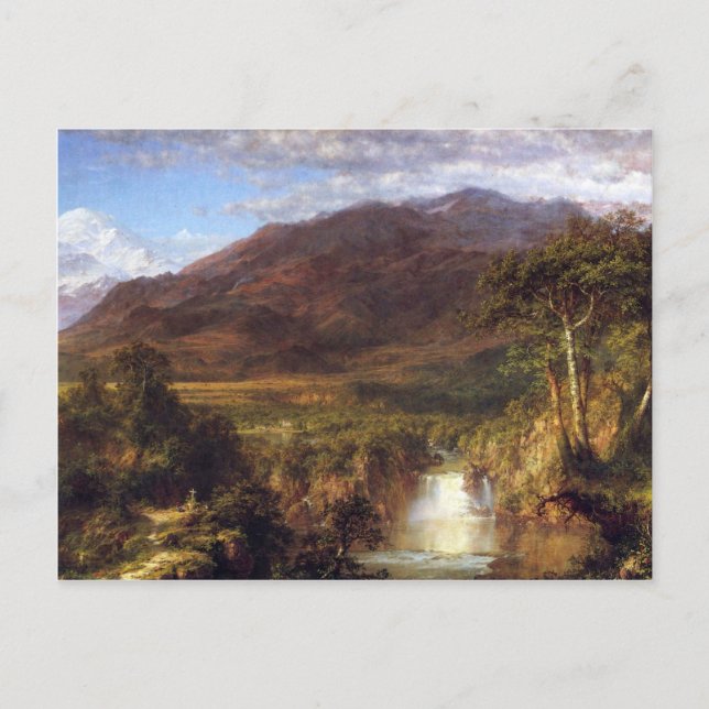 Frederic Edwin Church - Herz der Anden Postkarte (Vorderseite)