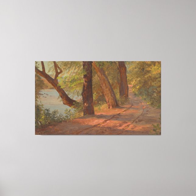 Frederic Edwin Church - Landscape from North Ameri Leinwanddruck (Vorderseite)