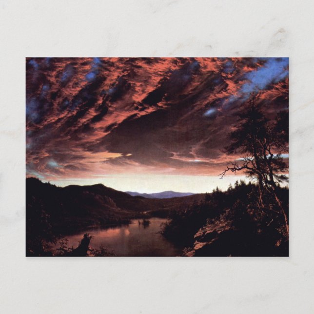 Frederic Edwin Church - Licht in die Wildnis Postkarte (Vorderseite)