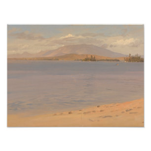 Frederic Edwin Church - Monte Katahdin vom See Fotodruck