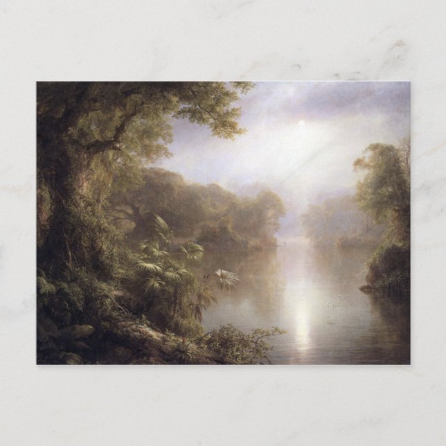 Frederic Edwin Church - Morgens in den Tropen Postkarte (Vorderseite)