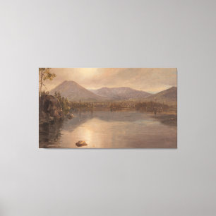 Frederic Edwin Church - Mounts Katahdin und Turner Leinwanddruck
