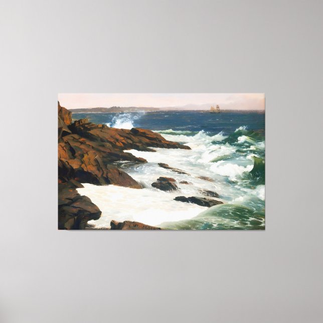 FREDERIC EDWIN CHURCH - Nebel der Wüste des Berges Leinwanddruck (Vorderseite)