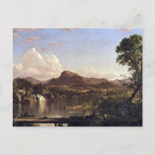 Frederic Edwin Church - New England-Szene Postkarte
