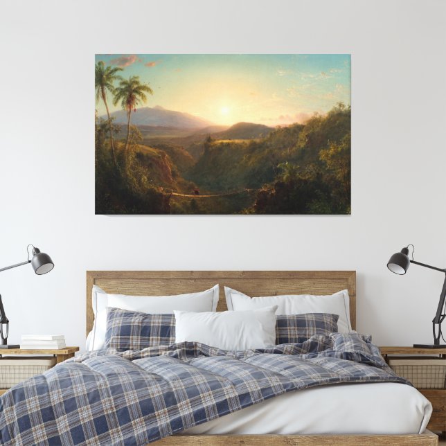 Frederic Edwin Church - Pichincha Leinwanddruck (Insitu (Schlafzimmer))