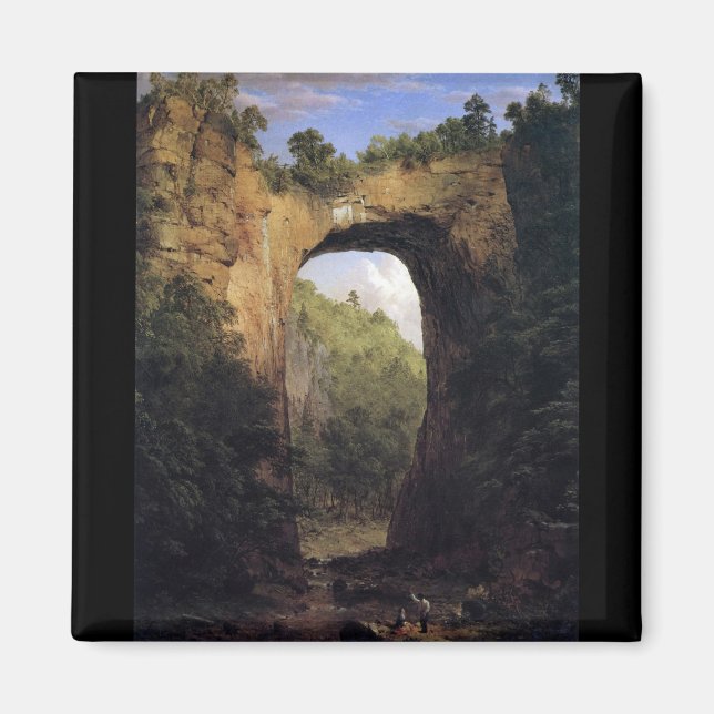 Frederic Edwin Church - The Natural Bridge Virgini Magnet (Vorne)