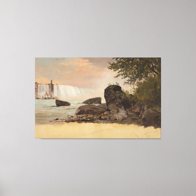 Frederic Edwin Church - View of the Canadian Falls Leinwanddruck (Vorderseite)