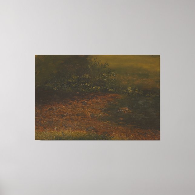 Frederic Edwin Church - Woodland Scene Leinwanddruck (Vorderseite)