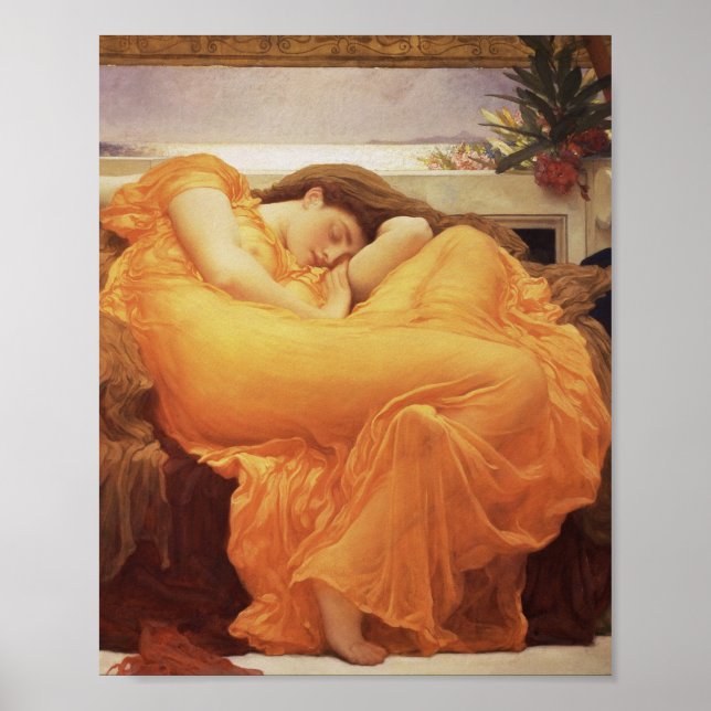 Frederic Leighton - Flaming June Poster (Vorne)