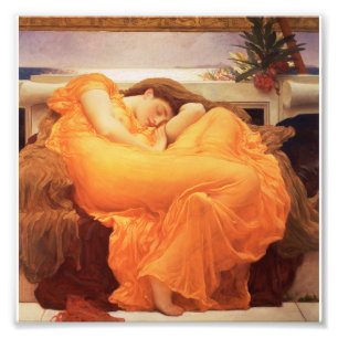 Frederic Leighton - Flammender Juni Fotodruck