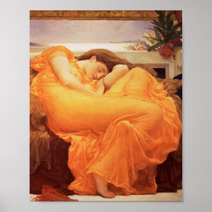 Frederic Leighton - Flammender Juni Poster