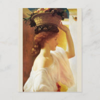 Frederic Leighton Girl mit Obstkorb CC0955