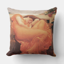 Frederic Lord Leighton Flaming June Square Art