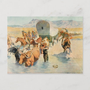 Frederic Remington Art Postkarte