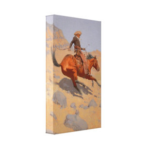 Frederic Remington - Der Cowboy Leinwanddruck