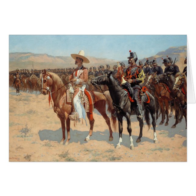 Frederic Remington - der mexikanische Major (Vorderseite (Horizontal))