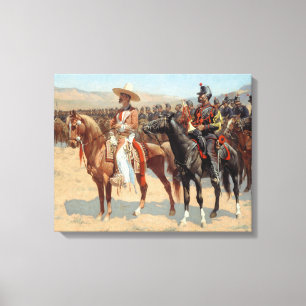 Frederic Remington - der mexikanische Major Leinwanddruck